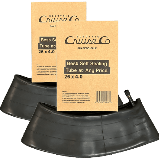 2 Pack - 26x4 Fat Tire Self Sealing Bicycle Tube - Heavy Duty E - Bike Tube - Accessories - 2Pk - 26x4T - U - BL eBike Super Shop