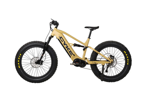 CYKE Electric Mountain eBike Falcon X - 48v 1000 w Electric Fat Tire Mountain eBike - Mountain eBike - CYKE|GREEN17IN|2612 eBike Super Shop