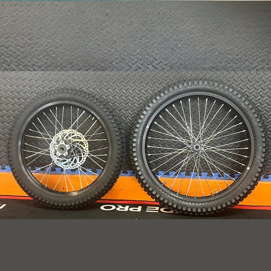 eMoto Wheel Set Shinko 241 Dual Sport 19"/21" Front & Rear Wheel & Tire Set for Moto Bikes *Does not include rotor or sprocket* - Wheel & Tire Set - EBIKE|2367 eBike Super Shop