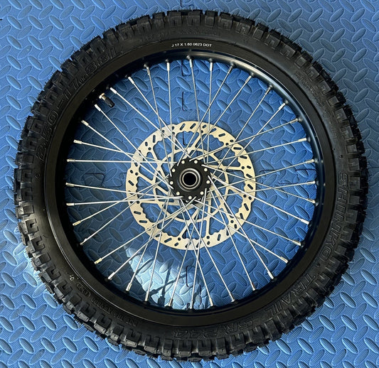 Eride eMoto Wheel Set Shinko 244 Dual Sport 17" Front Wheel & Tire Set for e - Moto Bikes *Does not include rotor or sprocket* - Eride Wheel & Tire Set - EBIKE|2739 eBike Super Shop