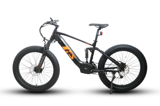 EUNORAU FAT - HS/Hunter X8 - Step Over - EUNOR|FAT - H|Black eBike Super Shop