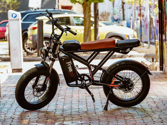 FREEGO Electric e - Moto Style eBike Shotgun Prime F2 Plus - Moto 1000 w Electric Cargo eBike - Moto Style Bike - FREEG|1822 eBike Super Shop