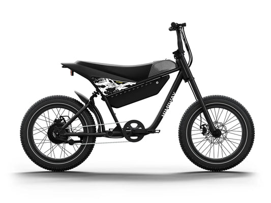 HIMIWAY C5 Sport 750 w Step Over Ebike 20x4 Fat Electric e - Moto Style eBike - Moto Style eBike - HIMIW|MOTO|BLACK|0753 eBike Super Shop