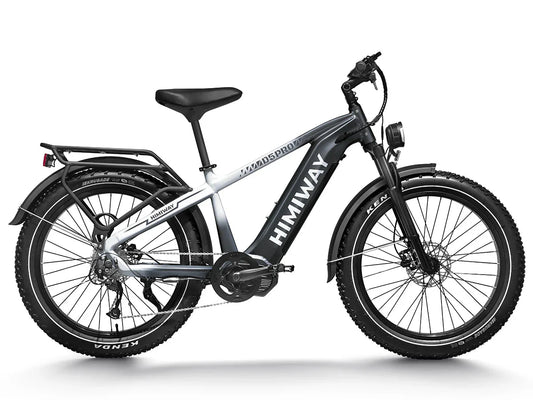 HIMIWAY Zebra D5 750 w Step Over Ebike 26x4 Fat Electric Fat Tire Mountain eBike - Mountain eBike - HIMIW|MOUNT|0174 eBike Super Shop