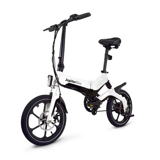 JUPITER Electric Folding eBike Discovery X5 - Folding Step Over 350 w Electric Micro eBike - Folding Ebike - JUPIT|WHITE|1848 eBike Super Shop