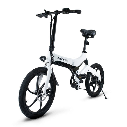 JUPITER Electric Folding eBike Discovery X7 - Folding Step Over 350 w - Folding Ebike - JUPIT|WHITE|1852 eBike Super Shop