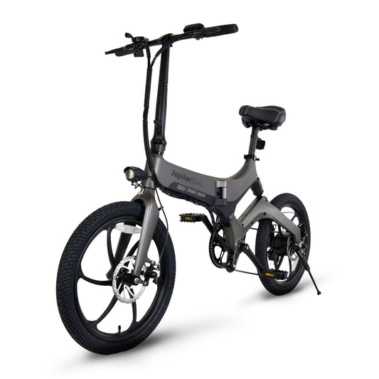 JUPITER Electric Folding eBike Discovery X7 - Folding Step Over 350 w - Folding Ebike - JUPIT|GREY|1854 eBike Super Shop