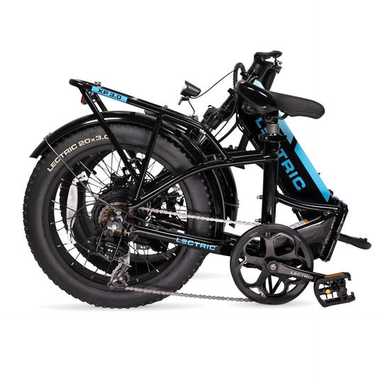 LECTRIC XP step thru 3.0 Folding Fat Tire Ebike - 500 w Electric Communter eBike - Folding Ebike - LECTR|BLACK|1751 eBike Super Shop