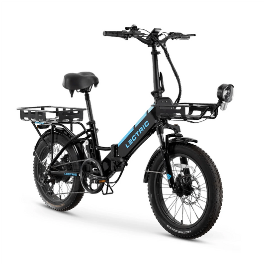 LECTRIC XP step thru 3.0 Long - Range 500 w - Fat Tire Folding Fat Tire Ebike - Folding e - Bikes Fat Tire - LECTR|BLACK|1778 eBike Super Shop