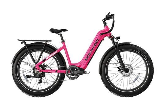 MOKWHEEL Basalt ST 750 w Step Thru Ebike 26x4 Fat Tire Fat Tire Electric Beach Cruiser eBike - Fat Tire Cruiser eBike - eBike Super Shop