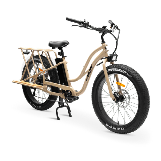 MURF Alpha Cargo Fat Tire Electric Cargo Beach Cruiser eBike - 52v 750 w Electric Cargo eBike - Cargo eBike - MURF|DESER|2308 eBike Super Shop