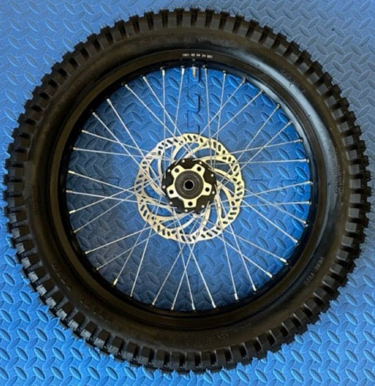 Throne eMoto Wheel Set Shinko 241 Dual Sport 19" Rear Wheel & Tire Set for e - Moto Bikes *Does not include rotor or sprocket* - Throne Wheel & Tire Set - Throne | Shinko | 19 inch | Rear Wheel & Tire Set eBike Super Shop