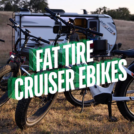 Electric Fat Tire Cruiser eBikes - Electric Bike Super Shop