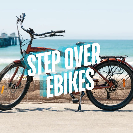 Electric Step-Over Beach Cruiser eBikes - Electric Bike Super Shop