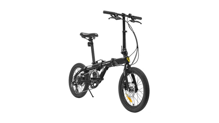 Black SUPERHUMAN Shapeshifter 250 w Folding Ebike 18x2.5 Urban Electric Folding eBike