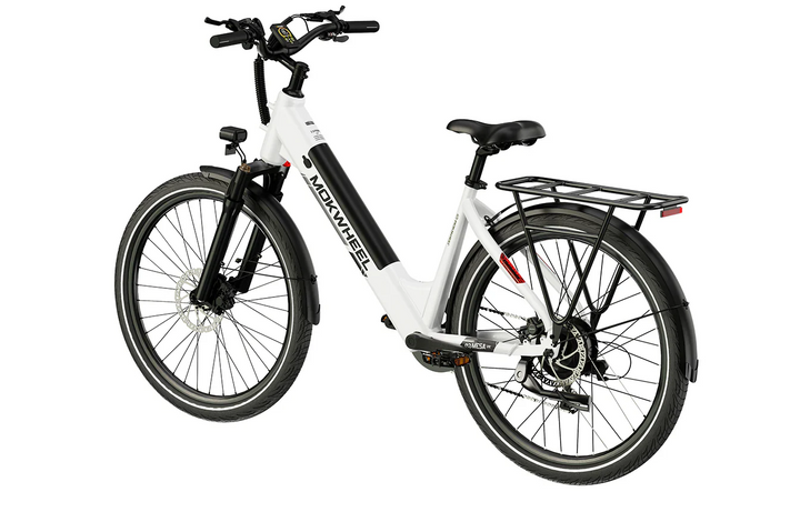  MOKWHEEL Mesa Light ST 2.0 350 w Step Thru Ebike 27.5x2.4 Urban Electric Beach Cruiser eBike