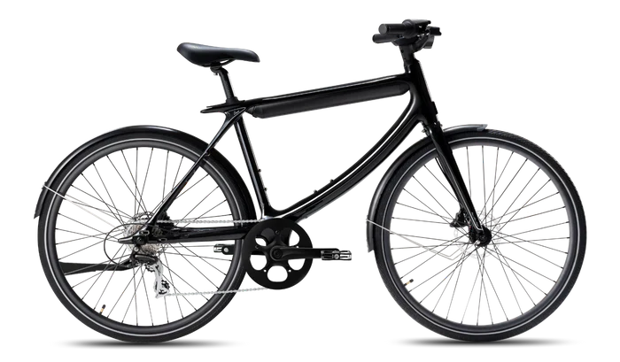 Black URTOPIA Chord 350w Step Over Ebike 42" Road Tire Electric Urban eBike