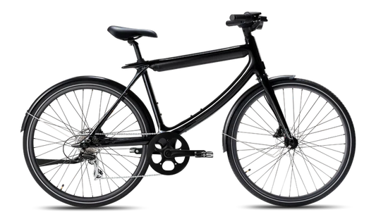 Black URTOPIA Chord 350w Step Over Ebike 42" Road Tire Electric Urban eBike