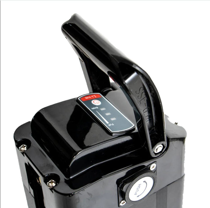 48V 15AH eBike Battery - Silver Fish/Seat Tube Style Battery - 3 Pin XLR for Coastal Cruiser - Parts - 210000001325 eBike Super Shop