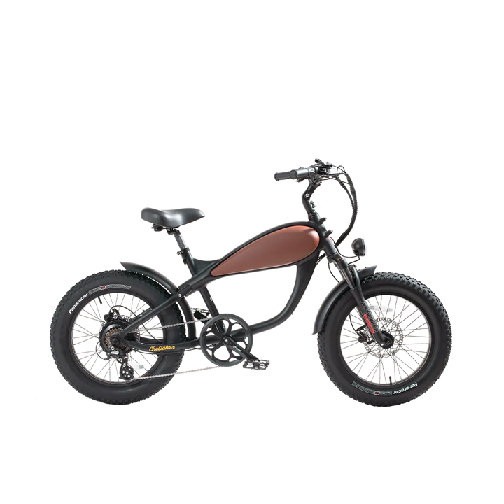  OB eBikes REVI Cheetah Mini 500 w Ready to Ride Step Over Ebike 20x4 Electric Vintage eBike