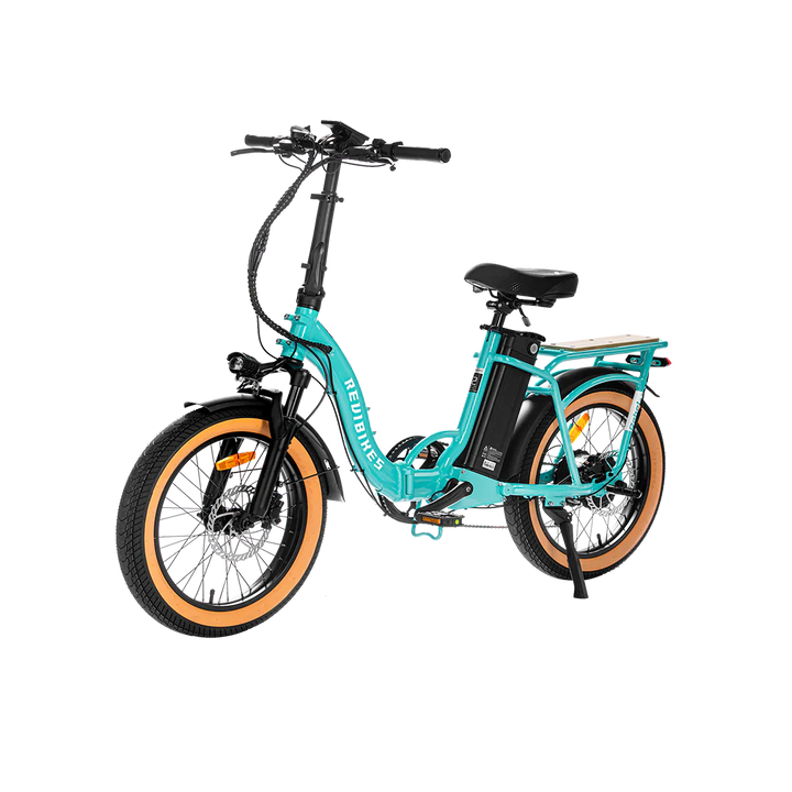  REVI Rebel 2 750w Step Thru Ebike 20x3 Fat Tire Electric Folding eBike