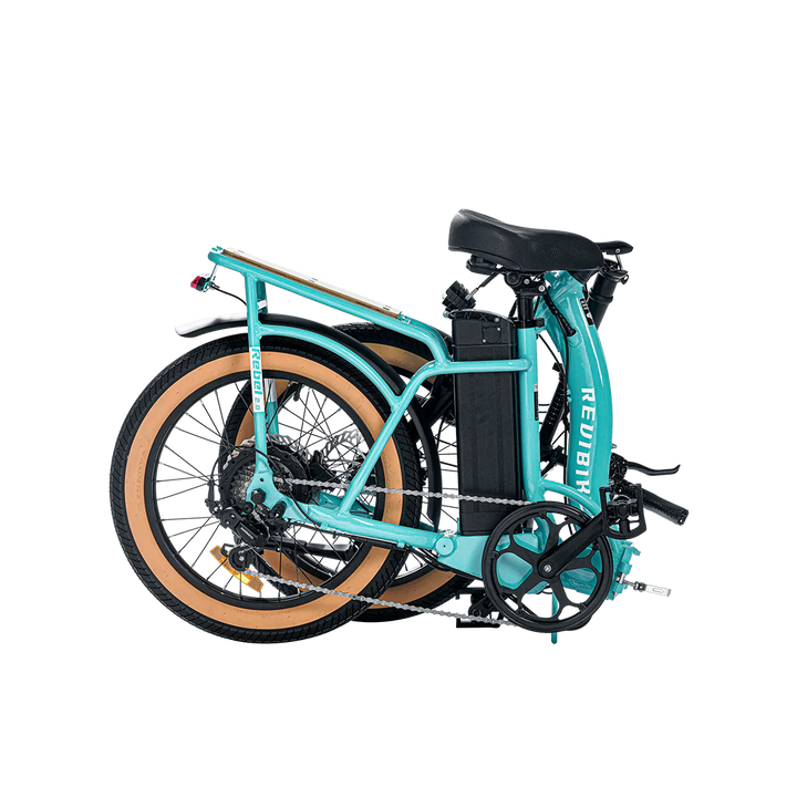  REVI Rebel 2 750w Step Thru Ebike 20x3 Fat Tire Electric Folding eBike