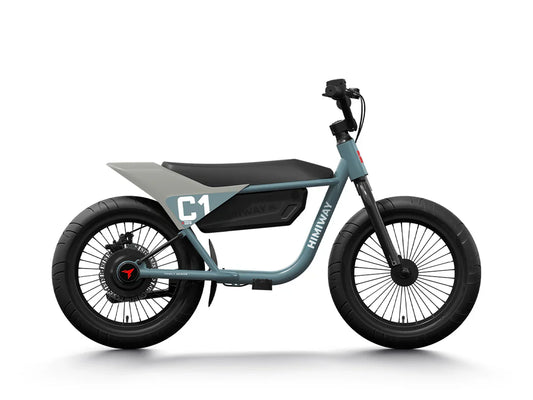 OB eBikes HIMIWAY C1 Kids E-Bike 350 w  Step Over Ebike 16x3 Electric Mini Fat Tire eBike