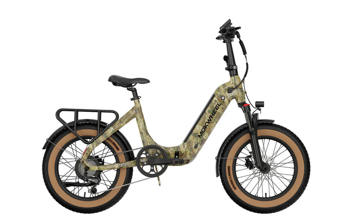 Camo MOKWHEEL Slate 500 w Step Thru Ebike 20x3 Road Electric Folding eBike