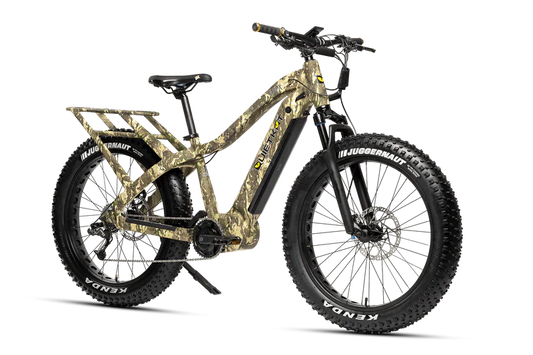 Camo QuietKat Apex Sport 1000 w Step Over eBike 26x4.5 Fat Electric Fat Tire Mountain eBike