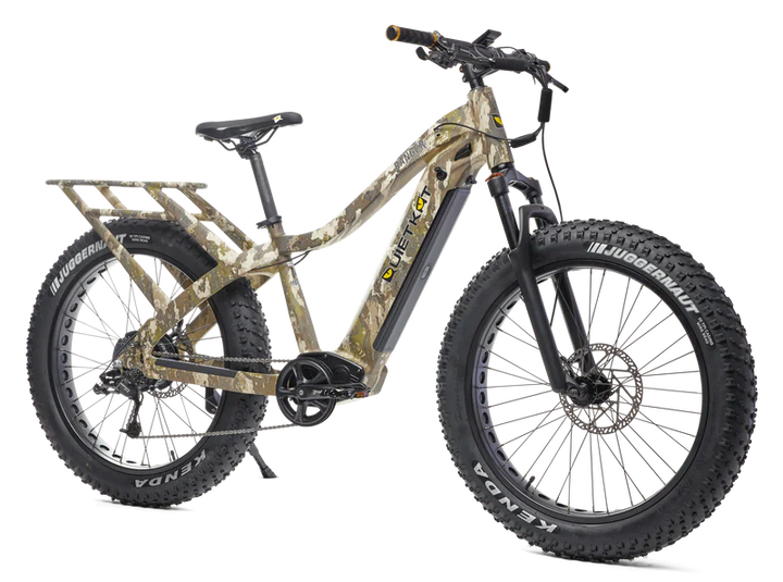 Camo QuietKat Ranger 1000 w Step Over eBike 26x4.5 Fat Electric Fat Tire Mountain eBike