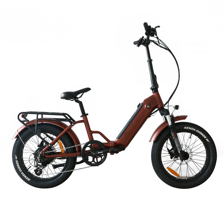 Silver Gray OB eBikes COASTAL CRUISER CC Folding 750 w Ready to Ride Step Thru Ebike 20x3 Electric Folding eBike