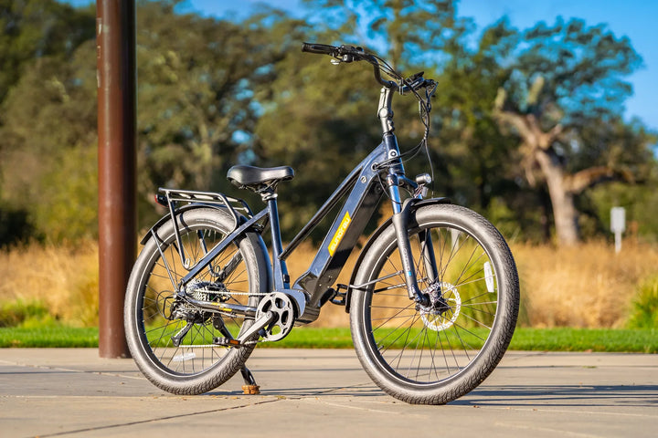  EUNORAU Meta275 500w Step Thru eBike 27.5x2.6 Road Electric Beach Cruiser eBike