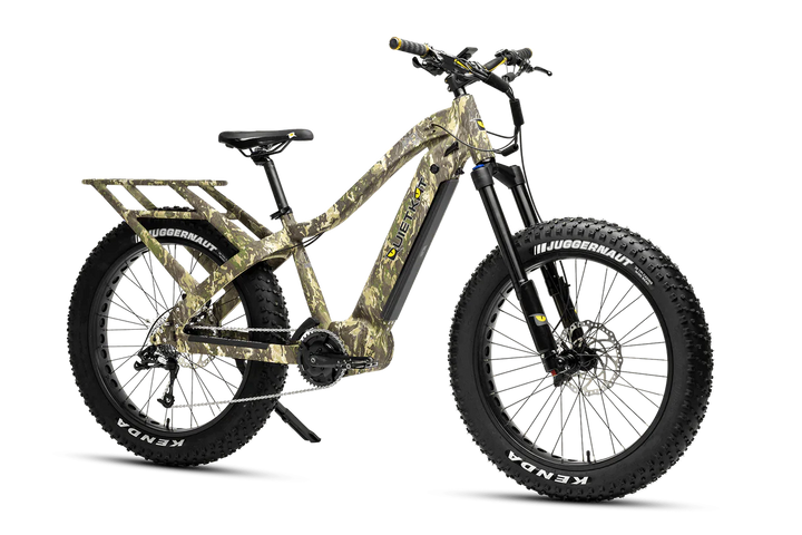 Camo QuietKat Apex Pro 1000 w Step Over eBike 26x4.5 Fat Electric Fat Tire Mountain eBike