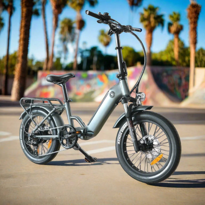  OB eBikes COASTAL CRUISER CC Folding 750 w Ready to Ride Step Thru Ebike 20x3 Electric Folding eBike