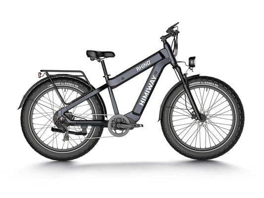 Green HIMIWAY Rhino 1000 w Step Over Ebike 26x4.5 Fat Electric Fat Tire Mountain eBike