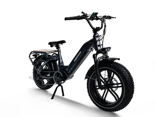  OB eBikes HIMIWAY Big Dog 750 w Ready to Ride Step Thru Ebike 20x4 Electric Cargo eBike