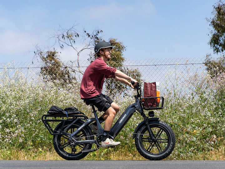  OB eBikes HIMIWAY Big Dog 750 w Ready to Ride Step Thru Ebike 20x4 Electric Cargo eBike