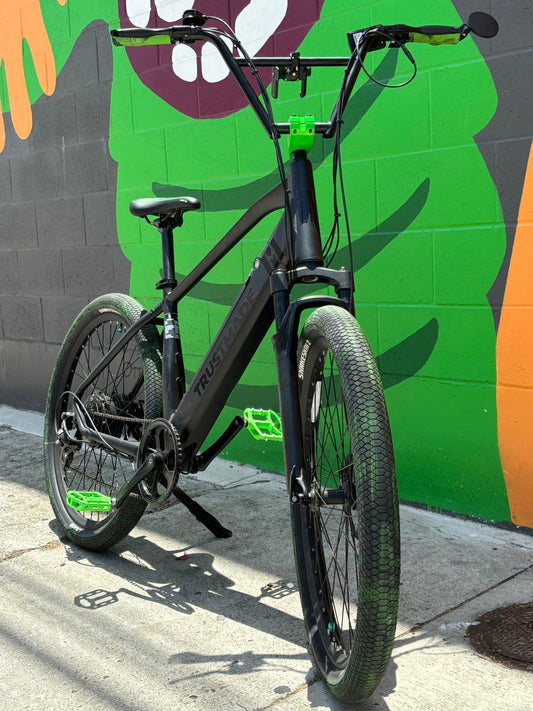 Custom Green Monster 500 w Electric Mountain eBike 27.5" x 2.2" Mountain tire electric bike