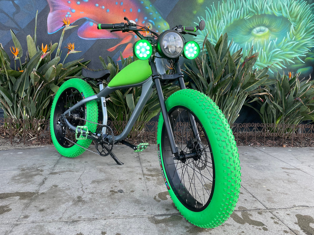 eBike Cheetah Cafe Racer eBike - Custom Electric Fat Tire e-bike Cheeba