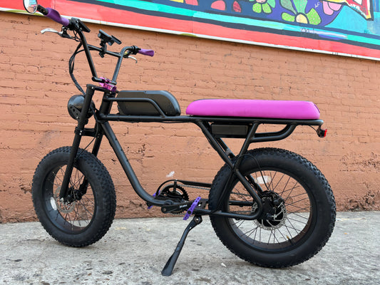 Custom Ultraviolet X 750 w Electric e-Moto Style eBike 20x4 Fat tire electric bike