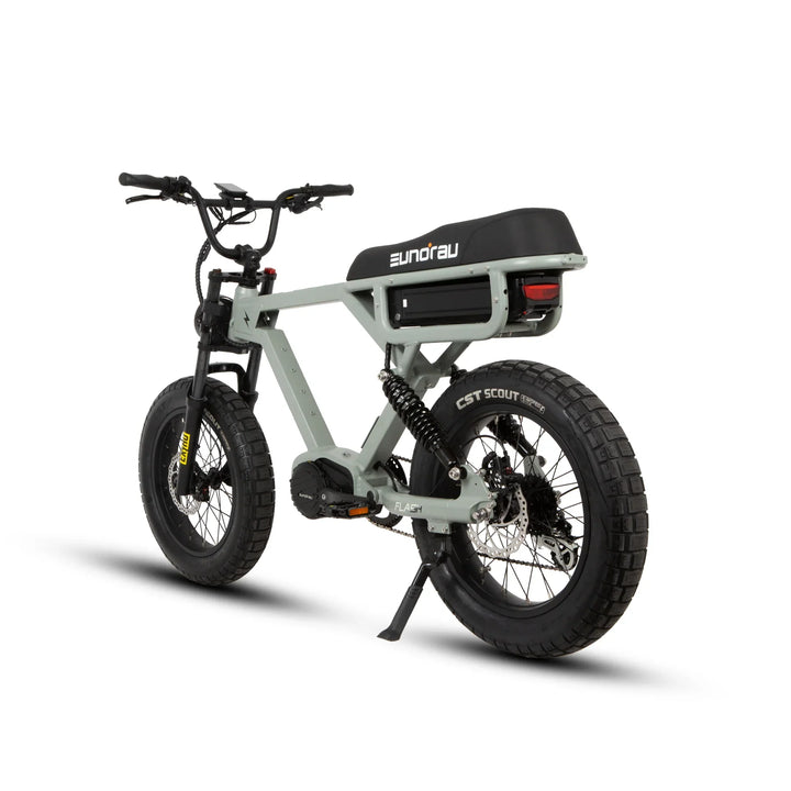 Grey EUNORAU Flash 750w Moto eBike 20x4 Fat Electric e-Moto Style eBike