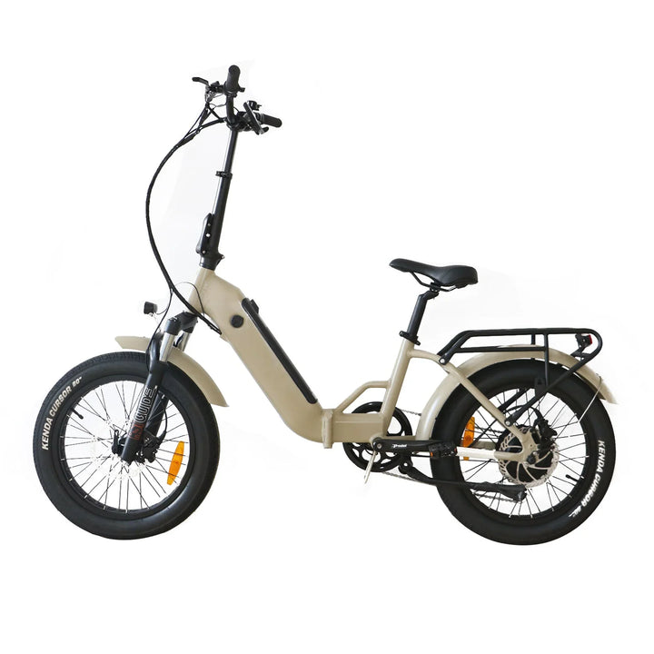  OB eBikes COASTAL CRUISER CC Folding 750 w Ready to Ride Step Thru Ebike 20x3 Electric Folding eBike