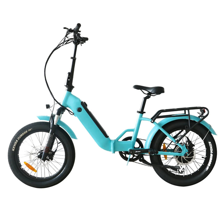  OB eBikes COASTAL CRUISER CC Folding 750 w Ready to Ride Step Thru Ebike 20x3 Electric Folding eBike