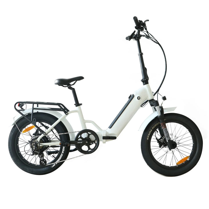  OB eBikes COASTAL CRUISER CC Folding 750 w Ready to Ride Step Thru Ebike 20x3 Electric Folding eBike