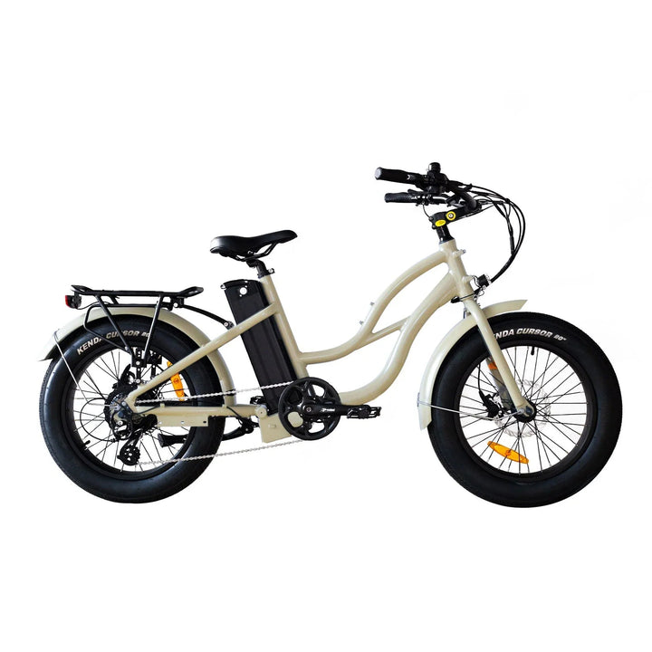 Big Bear eBikes COASTAL CRUISER 52V 20 Thru 750 w Ready to Ride Step Thru Ebike 20x4 Mini Fat Tire Electric Beach Cruiser eBike by Coastal Cruiser - Electric Bike Super Shop