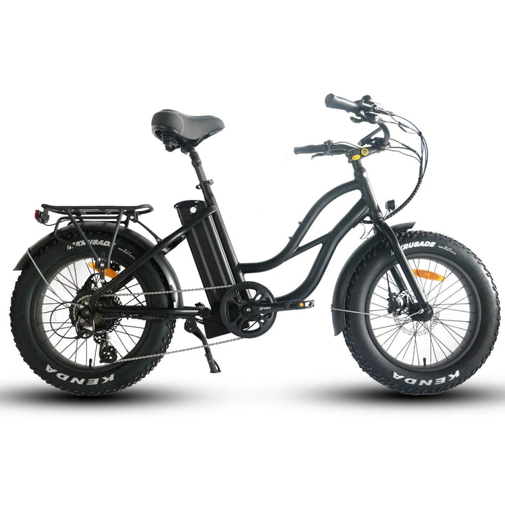 Big Bear eBikes COASTAL CRUISER 52V 20 Thru 750 w Ready to Ride Step Thru Ebike 20x4 Mini Fat Tire Electric Beach Cruiser eBike by Coastal Cruiser - Electric Bike Super Shop