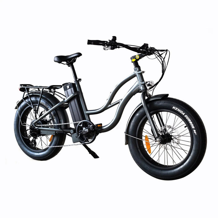 Big Bear eBikes COASTAL CRUISER 52V 20 Thru 750 w Ready to Ride Step Thru Ebike 20x4 Mini Fat Tire Electric Beach Cruiser eBike by Coastal Cruiser - Electric Bike Super Shop