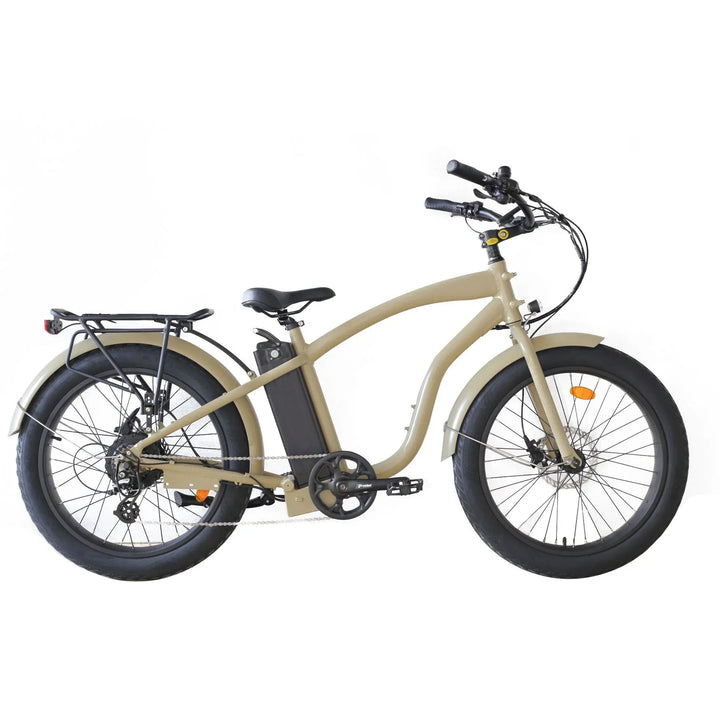 Big Bear eBikes COASTAL CRUISER 52V 24 Over 750 w Ready to Ride Step Over Ebike 24x3 Fat Tire Electric Beach Cruiser eBike by Coastal Cruiser - Electric Bike Super Shop