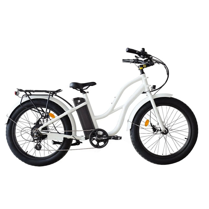 Big Bear eBikes COASTAL CRUISER 52V 24 Thru 750 w Ready to Ride Step Thru Ebike 24x3 Fat Tire Electric Beach Cruiser eBike by Coastal Cruiser - Electric Bike Super Shop