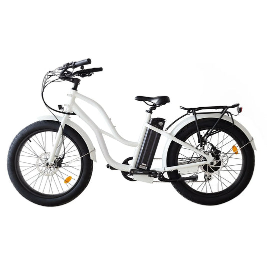 Big Bear eBikes COASTAL CRUISER 52V 24 Thru 750 w Ready to Ride Step Thru Ebike 24x3 Fat Tire Electric Beach Cruiser eBike by Coastal Cruiser - Electric Bike Super Shop